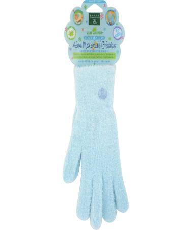 Aloe Moisture Gloves - Earth Therapeutics | Ultra Plush Blue | 1 Pair - Buy Online on GoSupps.com