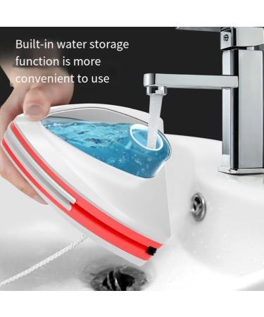 Magnetic Glass Window Cleaning Tool Water Discharge Double-Layer Wiper Household Special Window Cleaner for Home C Easy Install Easy to Use White&amp;red - Buy Online on GoSupps.com