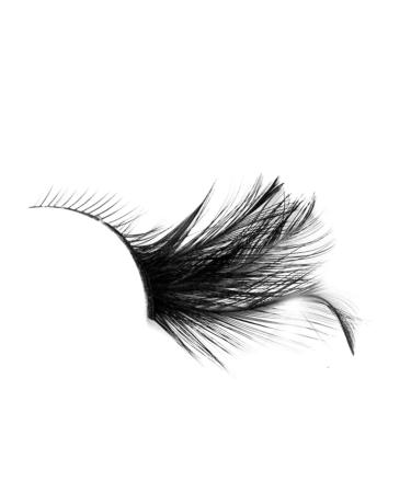 Dorisue Halloween Feather Eyelashes - Cat Eyes Black Tail Lashes for Witch Makeup, Cosplay, and Theatre - Hand-made Luxury Fashion False Lashes - Buy Online on GoSupps.com