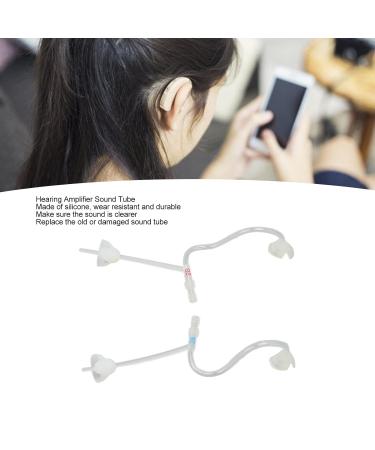 Buy 1 Pair Post-Ear Hearing Amplifier with Transparent Sound Tubes - Replacement for Thin Silicone Sound Tubes | International Shipping Available - Buy Online on GoSupps.com