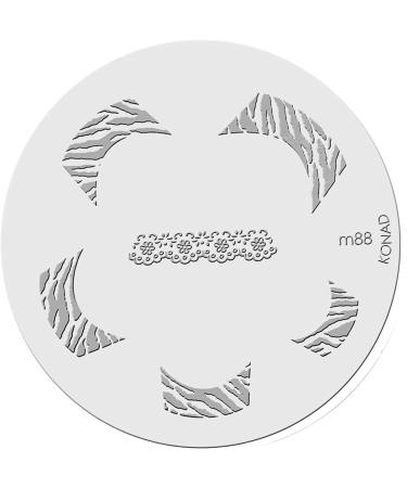 Konad stencil stamping stamping stencil M88