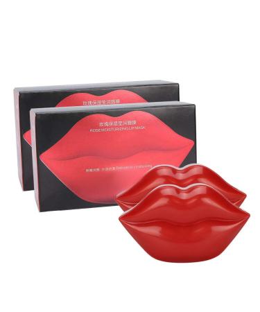 Buy 2 Box Lip Sleeping Rose Mask - Moisturizing Lip Pads & Collagen Peptide Lip Treatment for Plump Hydrated Lips | International Shipping - Buy Online on GoSupps.com