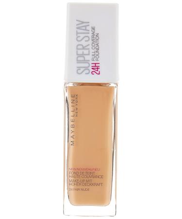 Maybelline Super Stay 24H Makeup - 24 Fair Nude (3 Pack 90ml) - Long-Lasting International Shipping - Buy Online on GoSupps.com