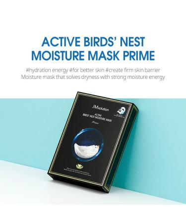JM Solution Active Birds' Nest Moisture Mask - Korean Skincare - 10 Sheets - Buy Online on GoSupps.com