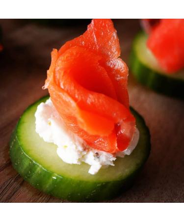 Smoked Salmon Sockeye Lox Cold Smoked Wild Caught Pacific Canadian Fish Sliced (3-lb) 1.36 kg (Pack of 1) - Buy Online on GoSupps.com