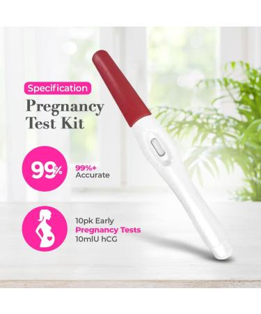 3pk Ultra Early Pregnancy Test Sticks - 99%+ Accurate Home Urine Tests Kit - Buy Online on GoSupps.com