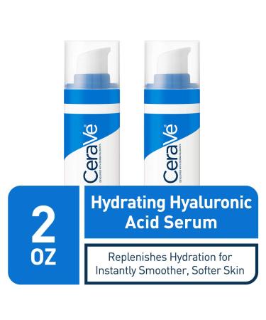 CeraVe Hyaluronic Acid Face Serum 1oz - Hydrating Serum with Vitamin B5 for Normal to Dry Skin - Paraben & Fragrance Free (2 Pack) - Buy Online on GoSupps.com