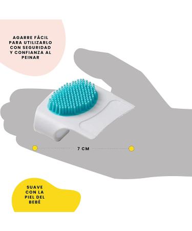 Safety 1st Cradle Cap Brush and Comb - White/Blue | Gentle Care for Baby's Scalp - Buy Online on GoSupps.com