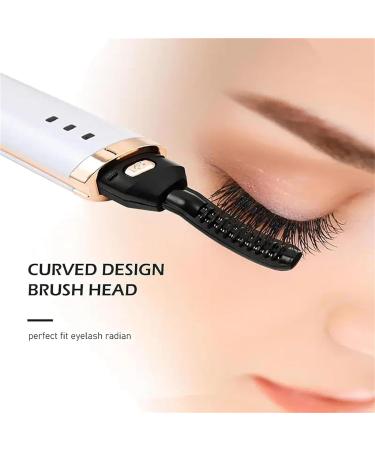 2024 New Heated Lash Curler Lash Curler Heated Rapid Heat-up USB Rechargeable Heated Lash Curler Wand with Comb (2 Pcs) - Buy Online on GoSupps.com