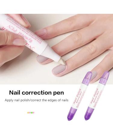 zalati Nail Polish Remover Pen Empty Nail Polish Corrector Edge Cleaning Mistakes Repair Fix Tool for Nail DIY Art Sculpture Design Making - No Fill - Buy Online on GoSupps.com