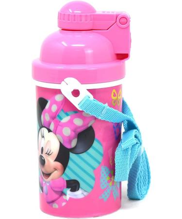 Zak Designs Disney Minnie One Touch Water Bottle with Built-in Straw - BPA Free, Easy to Clean, Ideal for Kids on the Go - Buy Online on GoSupps.com
