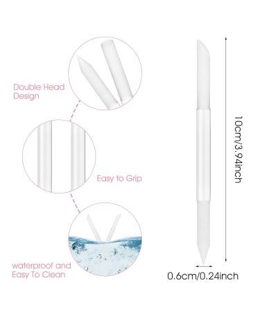 Buy WLLHYF 3-Piece Glass Cuticle Pusher & Nail File Set - Dual Ended Manicure Tool for Cuticle Care - Ships Internationally - Buy Online on GoSupps.com