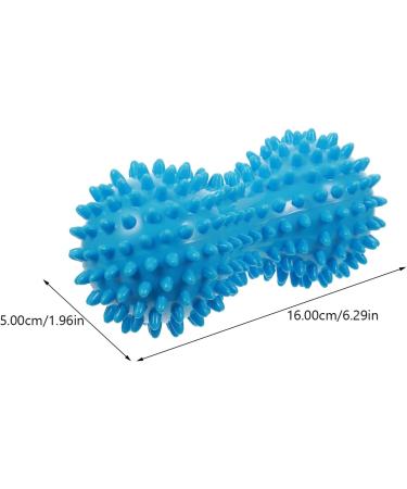 LIOOBO Hedgehog Massage Ball - Foot Roller for Pain Relief & Relaxation | Blue Foot Massager for Arm & Foot Muscle Relief - Buy Online on GoSupps.com