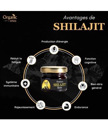 ORGANIC SPREE Pure Himalayan Shilajit Resin & Mucuna Supplement 20g & 120 Tablets 85+ Trace Mineral Fulvic Acid Resin & USDA Organic Mucuna Pruriens - Buy Online on GoSupps.com