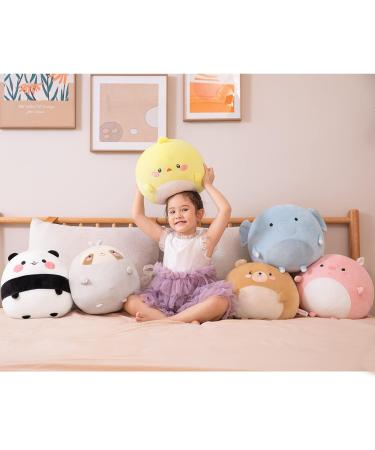 GAGAKU Elephant Plush Cushion 33cm - Cute Stuffed Toy Perfect for Kids and Adults - Ideal Gift for Birthdays and Anniversaries - Buy Online on GoSupps.com