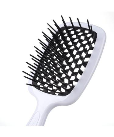 Comb Fluffy Shaped Comb Mesh Comb Wide Tooth Air Cushion Comb Massage Hair Brush Styling Tool Wide Tooth Comb (Color : Black) - Buy Online on GoSupps.com