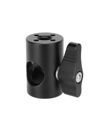 CAMVATE Light Stand Head Adapter with ARRI 3/8"-16 Thread Hole and 4 Locating Hole(Black)-3114