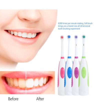 Buy Ultra-Sonic Electric Toothbrush for Adults - 4 Replacement Heads Deep Clean & Fresh Breath (Blue) - Best International Shipping - Buy Online on GoSupps.com