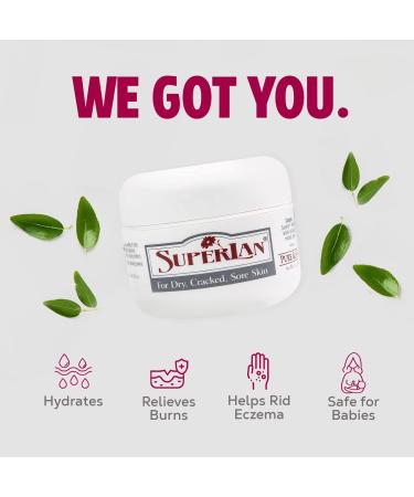 Revitalize Skin with Luxurious 100% Pure Lanolin Cream - All-Natural Hydrating & Healing Formula for Dryness Eczema & More - 1oz (Pack of 1 - Buy Online on GoSupps.com