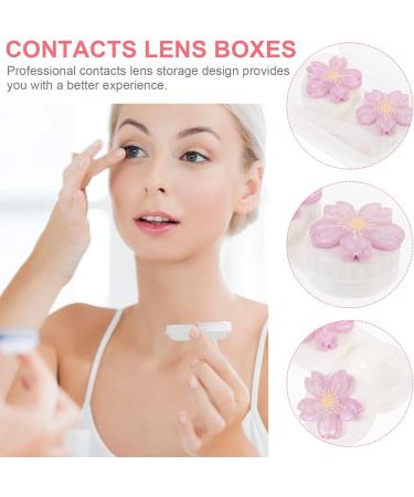Ultechnovo 3-Piece Travel Contact Lens Case Set - Portable Violet Container for Contact Lenses (7x4.5x2.5cm) - International Shipping Available - Buy Online on GoSupps.com