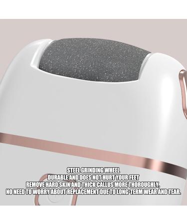 Electronic Foot File Pedicure Tool Callus Remover with USB Charging for Dead Skin | Professional Foot Care Pedicure Kits for Home Nail Technicians and Individuals White - Buy Online on GoSupps.com