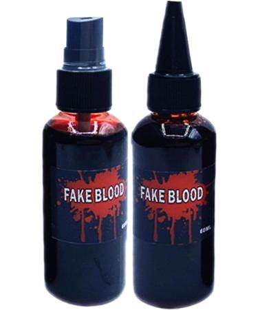  Generisch Artificial Blood Makeup Kit - 60ml - Realistic Makeup for Cosplay - Washable Artificial Blood Skin-Friendly Halloween Accessory for Theatrical Performances and Parties - Buy Online on GoSupps.com