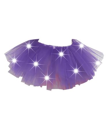 Genetic women 50s vintage tulle skirt petticoat multi -colored bubble dance dress rock women carnival costume tulle skirt red tulle skirt women ballet clothing women tutu costumes women purple unit size