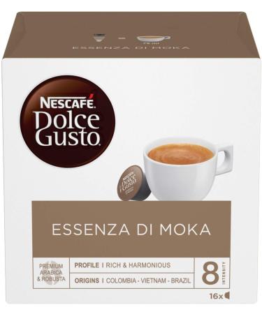 NESCAFE DOLCE GUSTO Nescaf Dolce Gusto Essence of Mocha Coffee Espresso 6 packs of 16 capsules (96 capsules)