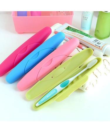 PUAK523 Portable Waterproof Toothbrush Holder - Dustproof Travel Storage Case for Everyday Use Business Trips & Camping - Blue - Buy Online on GoSupps.com