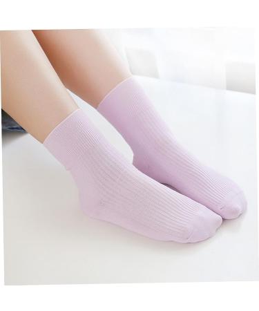 Healifty Diabetic Care Socks - 5 Pairs | Non-Skid Knit Slipper Socks for Men and Women | Gripper Socks for Elderly, Pregnant Women, and Nursing | Cotton Durable Calf-Length Socks - Buy Online on GoSupps.com