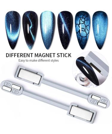 lmoikesz Nail Magnets Stick Cat Eyes Double-Headed Manicure Tool Multi-function Effect Powerful for Home Salon Studio Decor - Buy Online on GoSupps.com