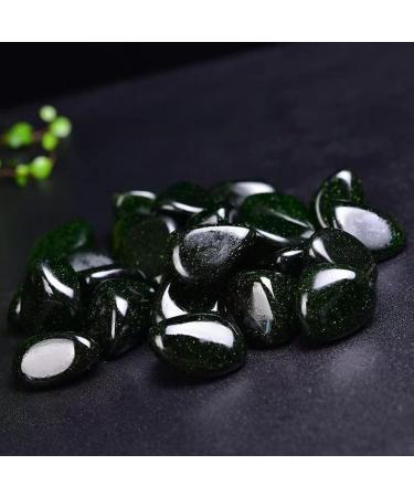 Green Sandstone Healing Crystal Stones 1.25-2.0" Large Reiki Healing Gemstones Natural Tumbled Polished Stones for Energy Witchcraft Therapy Meditation - Buy Online on GoSupps.com