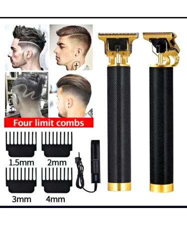 Man Trimmer T9 Barber Hair Clippers for Men T9 Electric Pro Outliner Rechargeable Cordless T-Blade Trimmer for Men Bald Headed Hair Trimmer Zero Detail Beard Shaver(Black) - Buy Online on GoSupps.com