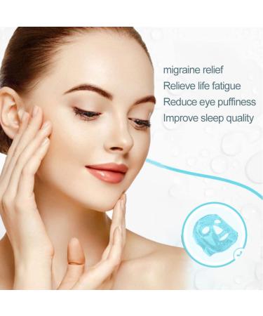 Cold Face Eye Mask â€“ Reduce Puffy Eyes & Dark Circles | Gel Beads HotCold Compress for Spa & Skin Care - Buy Online on GoSupps.com