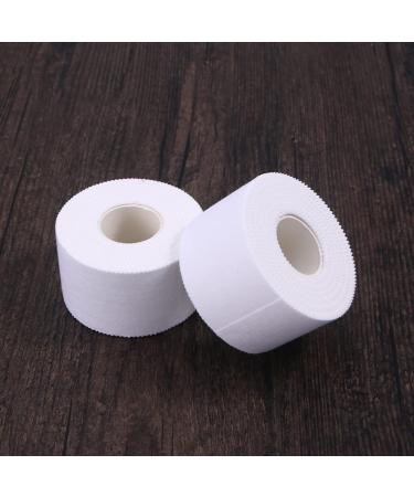 INOOMP 2 Roll Cotton Muscle Stickers - Self-Adherent Athletic Sports Tape | Easy Tear Zigzag Elastic Tape for Muscle Support | Durable White Cohesive Bandage - Buy Online on GoSupps.com