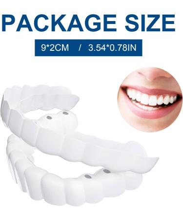 2 PCS Dental Veneers for Temporary Tooth Repair - Natural Shade Fake Teeth for Women and Men | Enhance Confidence and Protect Teeth - Buy Online on GoSupps.com