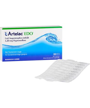 Artelac Edo Eye Drops - 30x0.6 ml | Soothing Relief for Dry Eyes | International Shipping Available - Buy Online on GoSupps.com
