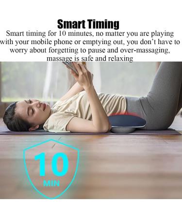 RKXKJ Lumbar Spine Supporter & 6-Speed TENS Massage Device | Waist-Back Traction 3 Heat Levels & Smart 10-Minute Timer for Relaxation - Buy Online on GoSupps.com