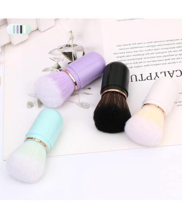UNIMEIX Retractable Kabuki Brush - Purple Travel Makeup Brush for Liquid, Powder, Contouring, and Cream Foundations - Buy Online on GoSupps.com