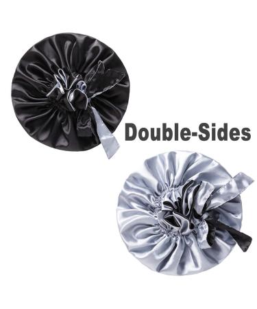 Satin Night Cap for Women - Extra Large Adjustable Bonnet for Long/Curly Hair - Buy Online on GoSupps.com
