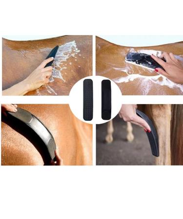 6-in-1 Horse Grooming Brush - Painlessly Remove Hair & Dirt | Massage Comb for Horses - Buy Online on GoSupps.com
