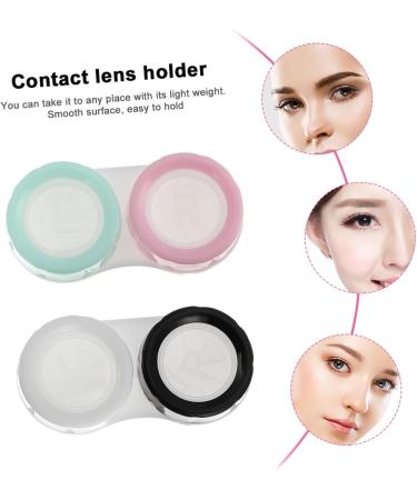 Lurrose 4-Piece Travel & Home Mini Eye Care Set - Eye Soak Remover with Creative Case & Lens Holder | Perfect for International Shipping - Buy Online on GoSupps.com
