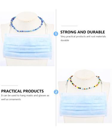 Shop Minkissy 2 Pcs Glasses Mask Chain & Strap - Stylish Durable and Versatile Neck Holders for Glasses & Face Masks - Buy Online on GoSupps.com