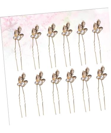 Beaupretty Rhinestone Headpiece pearl clip flower hair pearl hair Hair Clips Rhinestone Hair pin bridal hair bridal hair Alloy rhinestone hair clip women hair clip leaf bridesmaid hair - Buy Online on GoSupps.com