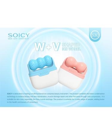 SOICY Ice Roller for Face, Eye & Jawline - Lift, Firm & Revitalize Skin | Reduce Puffiness, Wrinkles & Jawline Definition - Buy Online on GoSupps.com
