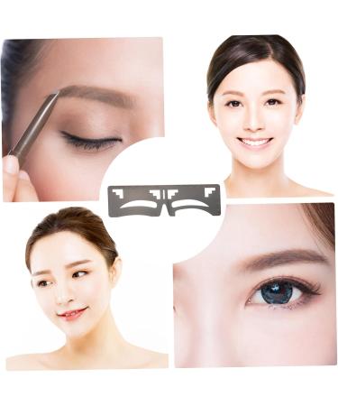 POPETPOP 4 Pcs Eyebrow Ruler Makeup Supplies Brow Stencil Ruler Eyebrow Makeup Tools Eyebrow Trimming Sticker 1 count (Pack of 1) As Shownx2pcs - Buy Online on GoSupps.com