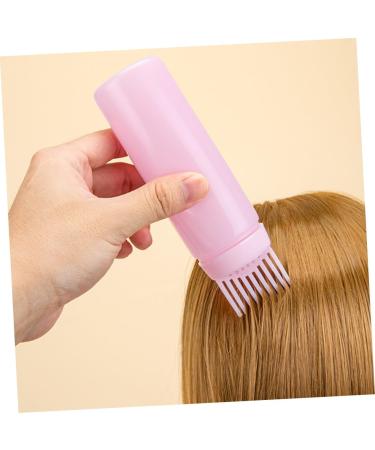 3 pi ces Bouteille Applicateur pour Coloration Cheveux Flacon et S r avec Peigne Int gr Facile Utiliser pour Retouche et Soin Capillaire Assortiment Rose et Blanc - Buy Online on GoSupps.com
