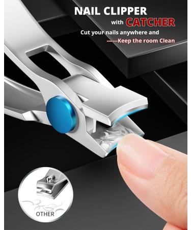 Professional Nail Clippers for Thick & Ingrown Nails - Curved Handle, Precision Toe & Fingernail Cutter - Buy Online on GoSupps.com
