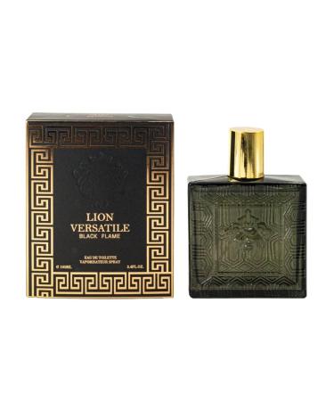 Valentine Milano for Men (EDP) & Lion Versatile Black Flame Cologne For Men (EDT) Fragrance for Men 3.4 Fl Oz Each (Pack of 2) - Buy Online on GoSupps.com