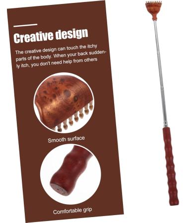 Tovinanna 2-Piece Stretch Tickle Back Itching Stick Accessories - Self-Stick Wood Body Scratchers for Ultimate Itch Relief | Red Pear - Buy Online on GoSupps.com